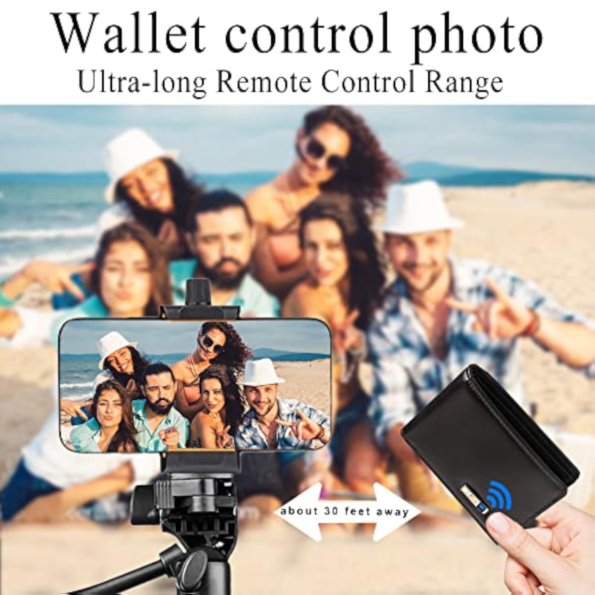 Trackable Wallet for Men, Anti-Lost Tracker
